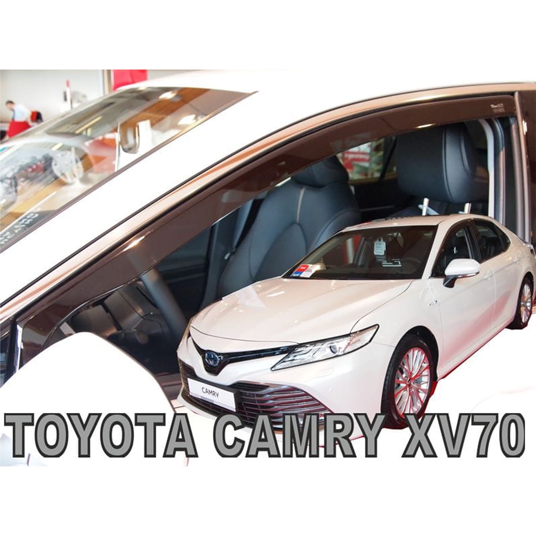 Βλησαρούλης Car Center - ΑΝΕΜΟΘΡΑΥΣΤΕΣ ΓΙΑ TOYOTA CAMRY XV70 4D 2018+ ΖΕΥΓΑΡΙ ΑΠΟ ΕΥΚΑΜΠΤΟ ΦΙΜΕ ΠΛΑΣΤΙΚΟ HEKO - 2 ΤΕΜ.