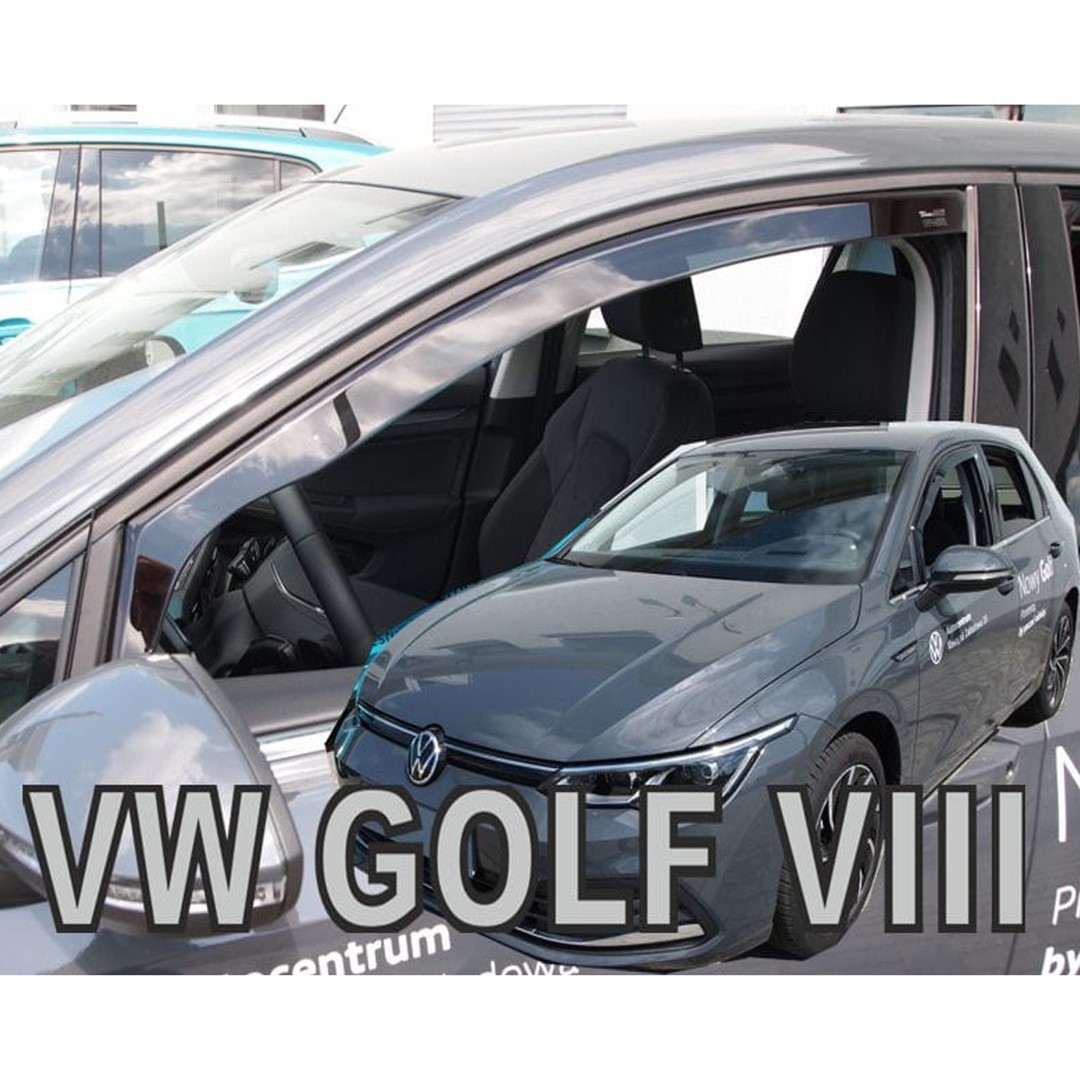 Βλησαρούλης Car Center - ΑΝΕΜΟΘΡΑΥΣΤΕΣ ΓΙΑ VW GOLF 8 5D 2020+ ΖΕΥΓΑΡΙ ΑΠΟ ΕΥΚΑΜΠΤΟ ΦΙΜΕ ΠΛΑΣΤΙΚΟ HEKO - 2 ΤΕΜ.