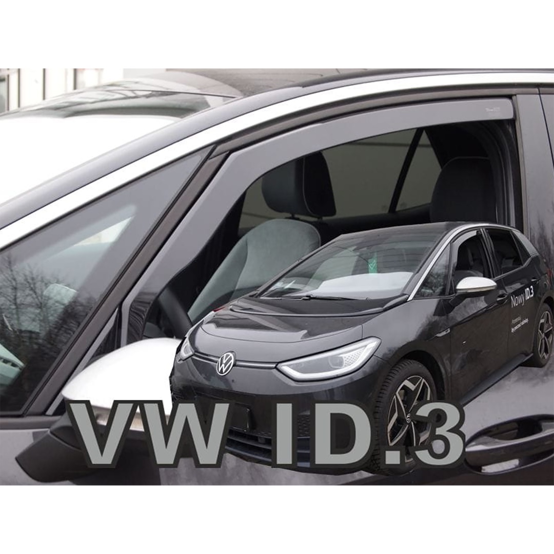 Βλησαρούλης Car Center - ΑΝΕΜΟΘΡΑΥΣΤΕΣ ΓΙΑ VW ID.3 5D 2020+ - ΖΕΥΓΑΡΙ ΑΥΤΟΚΙΝΗΤΟΥ ΑΠΟ ΕΥΚΑΜΠΤΟ ΦΙΜΕ ΠΛΑΣΤΙΚΟ HEKO - 2 ΤΕΜ.