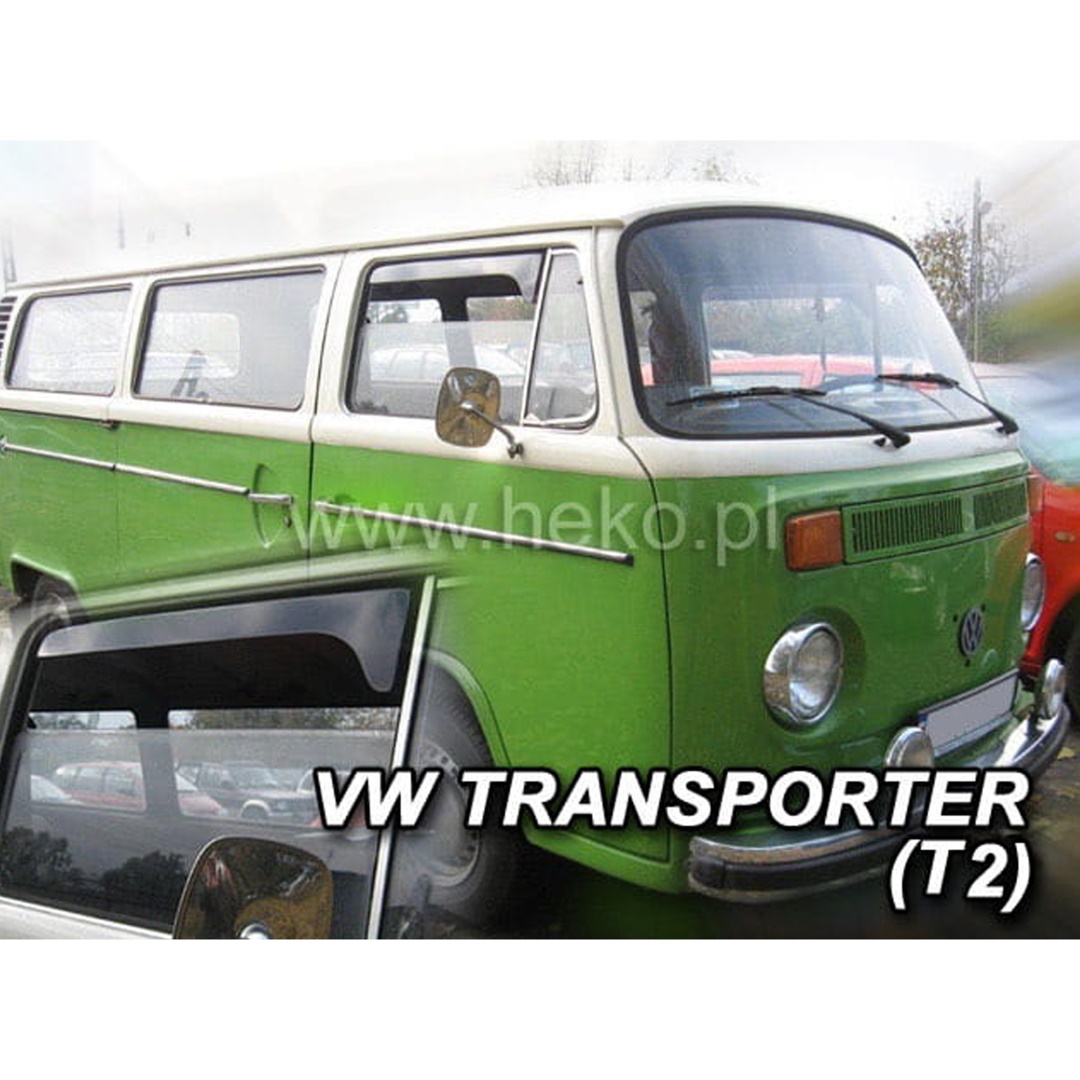 Βλησαρούλης Car Center - ΑΝΕΜΟΘΡΑΥΣΤΕΣ ΓΙΑ VW TRANSPORTER T2 2D 1969-1979 (SHORT) ΖΕΥΓΑΡΙ ΑΠΟ ΕΥΚΑΜΠΤΟ ΦΙΜΕ ΠΛΑΣΤΙΚΟ HEKO - 2 ΤΕΜ.
