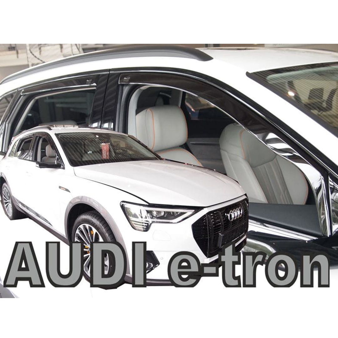 Βλησαρούλης Car Center - ΑΝΕΜΟΘΡΑΥΣΤΕΣ ΓΙΑ AUDI E-TRON 5D 2018+ ΣΕΤ ΑΥΤΟΚΙΝΗΤΟΥ ΑΠΟ ΕΥΚΑΜΠΤΟ ΦΙΜΕ ΠΛΑΣΤΙΚΟ HEKO - 4 ΤΕΜ.