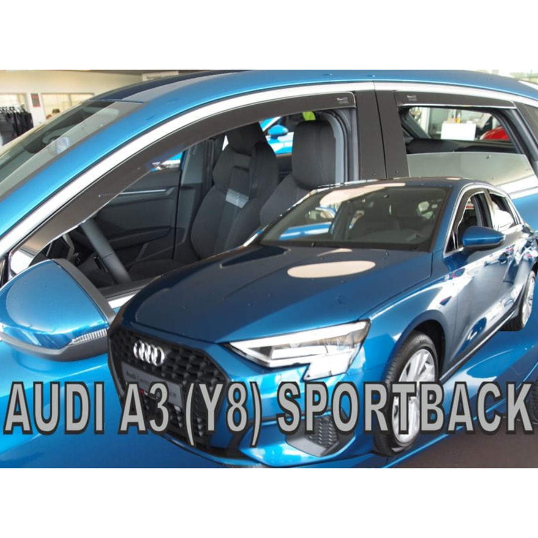 Βλησαρούλης Car Center - ΑΝΕΜΟΘΡΑΥΣΤΕΣ ΓΙΑ AUDI A3 Y8 SPORTBACK 5D 2020+ ΣΕΤ ΑΥΤΟΚΙΝΗΤΟΥ ΑΠΟ ΕΥΚΑΜΠΤΟ ΦΙΜΕ ΠΛΑΣΤΙΚΟ HEKO - 4 ΤΕΜ.