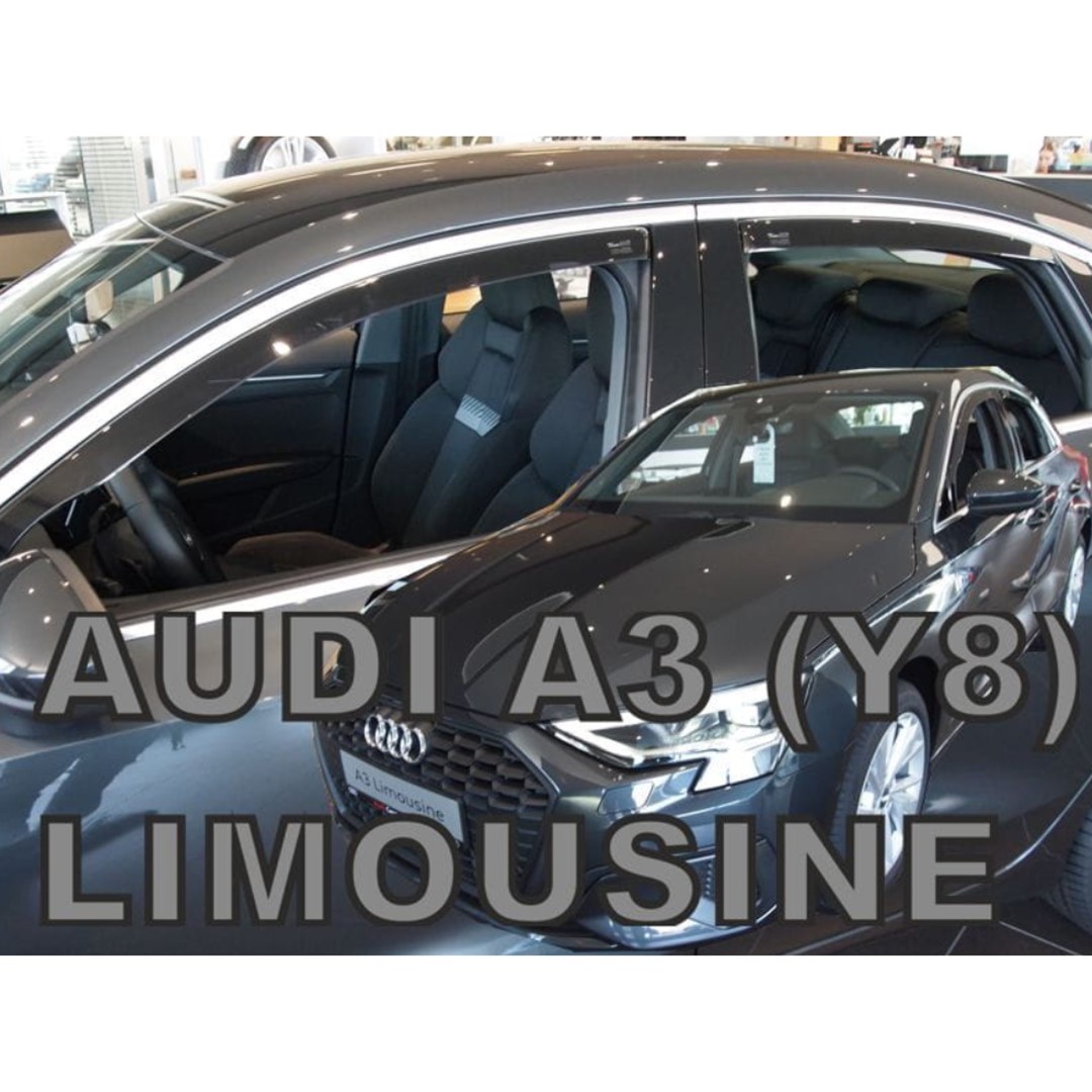 Βλησαρούλης Car Center - ΑΝΕΜΟΘΡΑΥΣΤΕΣ ΓΙΑ AUDI A3 Y8 LIM. 4D 2020+ ΣΕΤ ΑΥΤΟΚΙΝΗΤΟΥ ΑΠΟ ΕΥΚΑΜΠΤΟ ΦΙΜΕ ΠΛΑΣΤΙΚΟ HEKO - 4 ΤΕΜ.