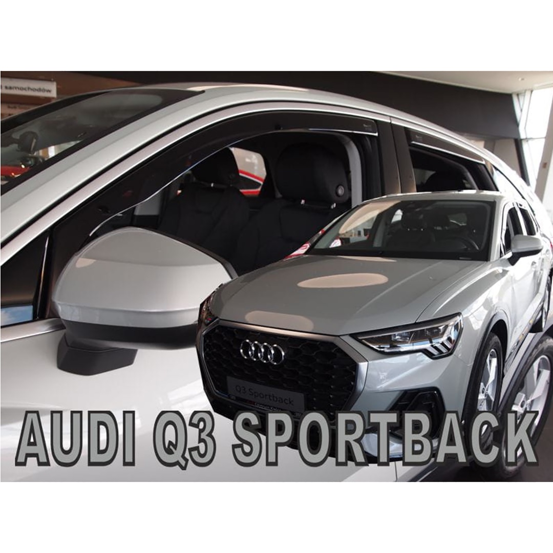 Βλησαρούλης Car Center - ΑΝΕΜΟΘΡΑΥΣΤΕΣ ΓΙΑ AUDI Q3 5D SPORTBACK 2020+ ΣΕΤ ΑΥΤΟΚΙΝΗΤΟΥ ΑΠΟ ΕΥΚΑΜΠΤΟ ΦΙΜΕ ΠΛΑΣΤΙΚΟ HEKO - 4 ΤΕΜ.