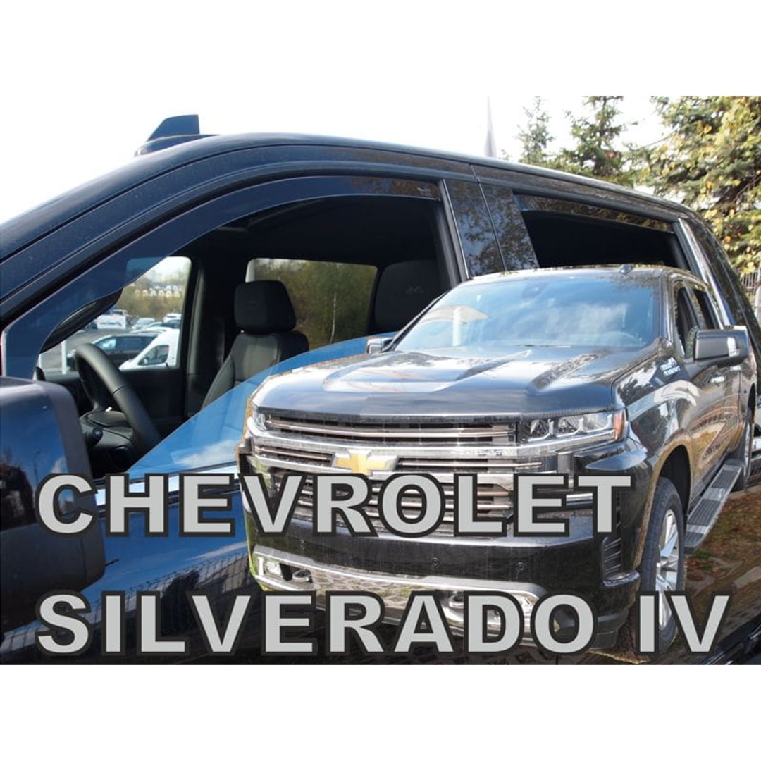 Βλησαρούλης Car Center - ΑΝΕΜΟΘΡΑΥΣΤΕΣ ΓΙΑ CHEVROLET SILVERADO 4D 2019+ ΣΕΤ ΑΥΤΟΚΙΝΗΤΟΥ ΑΠΟ ΕΥΚΑΜΠΤΟ ΦΙΜΕ ΠΛΑΣΤΙΚΟ HEKO - 4 ΤΕΜ.