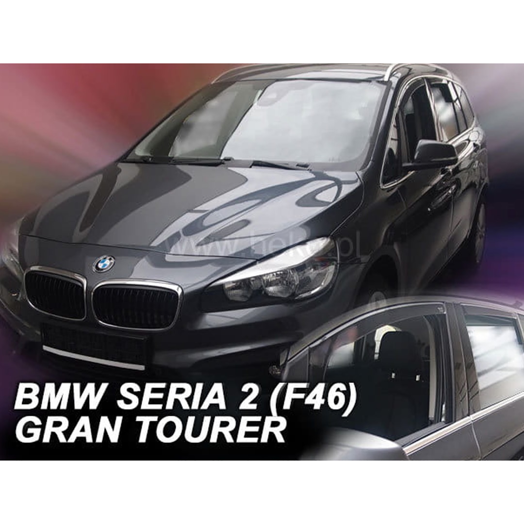Βλησαρούλης Car Center - ΑΝΕΜΟΘΡΑΥΣΤΕΣ ΓΙΑ BMW ΣΕΙΡΑ 2 F46 GRAN TOURER 5D 2015+ ΣΕΤ ΑΥΤΟΚΙΝΗΤΟΥ ΑΠΟ ΕΥΚΑΜΠΤΟ ΦΙΜΕ ΠΛΑΣΤΙΚΟ HEKO - 4 ΤΕΜ.