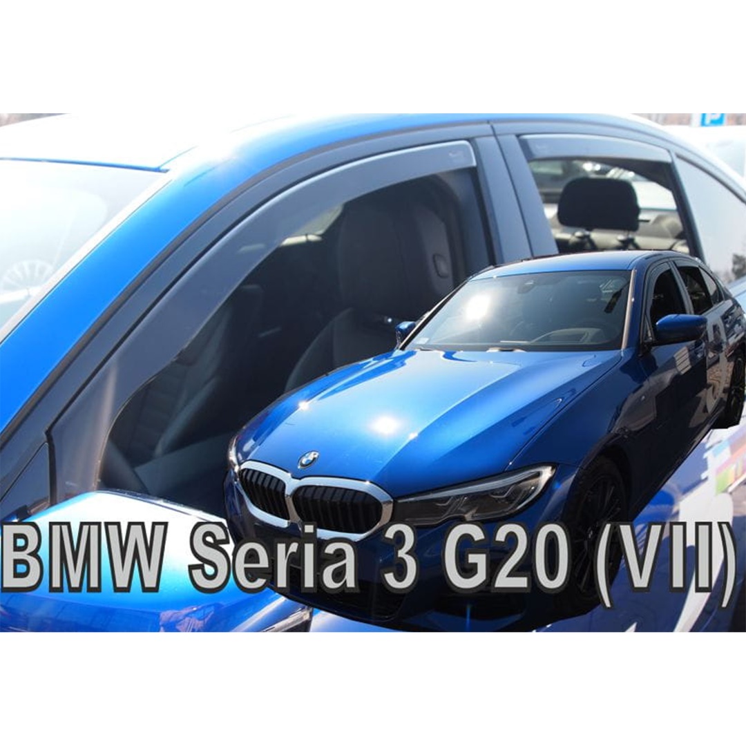 Βλησαρούλης Car Center - ΑΝΕΜΟΘΡΑΥΣΤΕΣ ΓΙΑ BMW 3 G20/G21 4D/5D 2019+ ΣΕΤ ΑΥΤΟΚΙΝΗΤΟΥ ΑΠΟ ΕΥΚΑΜΠΤΟ ΦΙΜΕ ΠΛΑΣΤΙΚΟ HEKO - 4 ΤΕΜ.