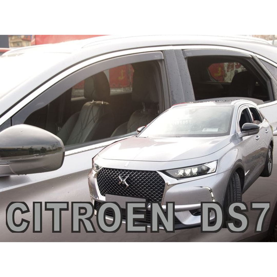 Βλησαρούλης Car Center - ΑΝΕΜΟΘΡΑΥΣΤΕΣ ΓΙΑ CITROEN DS7 CROSSBACK 5D 2018+ ΣΕΤ ΑΥΤΟΚΙΝΗΤΟΥ ΑΠΟ ΕΥΚΑΜΠΤΟ ΦΙΜΕ ΠΛΑΣΤΙΚΟ HEKO - 4 ΤΕΜ.