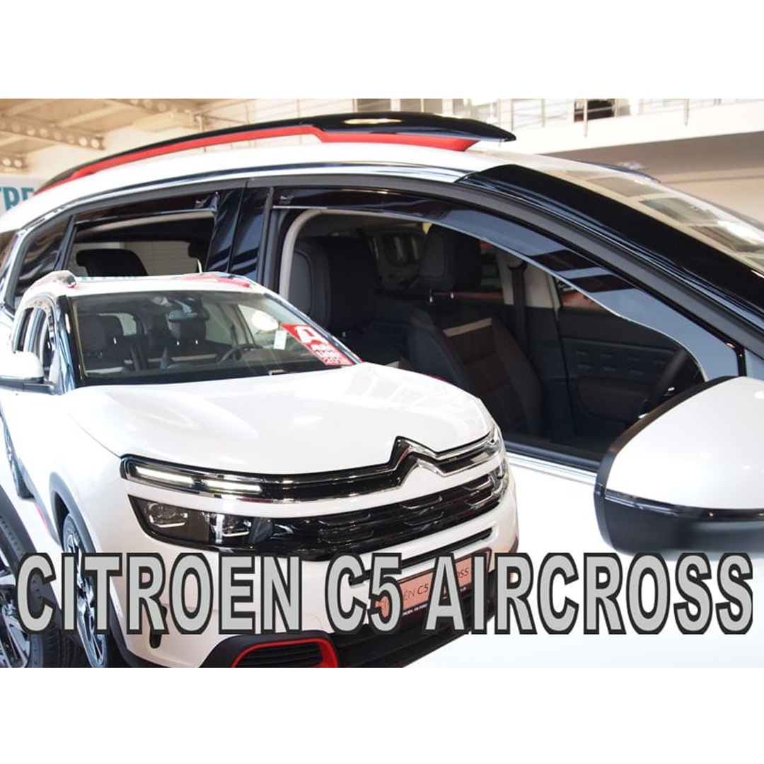 Βλησαρούλης Car Center - ΑΝΕΜΟΘΡΑΥΣΤΕΣ ΓΙΑ CITROEN C5 AIRCROSS 5D 2019+ ΣΕΤ ΑΥΤΟΚΙΝΗΤΟΥ ΑΠΟ ΕΥΚΑΜΠΤΟ ΦΙΜΕ ΠΛΑΣΤΙΚΟ HEKO - 4 ΤΕΜ.