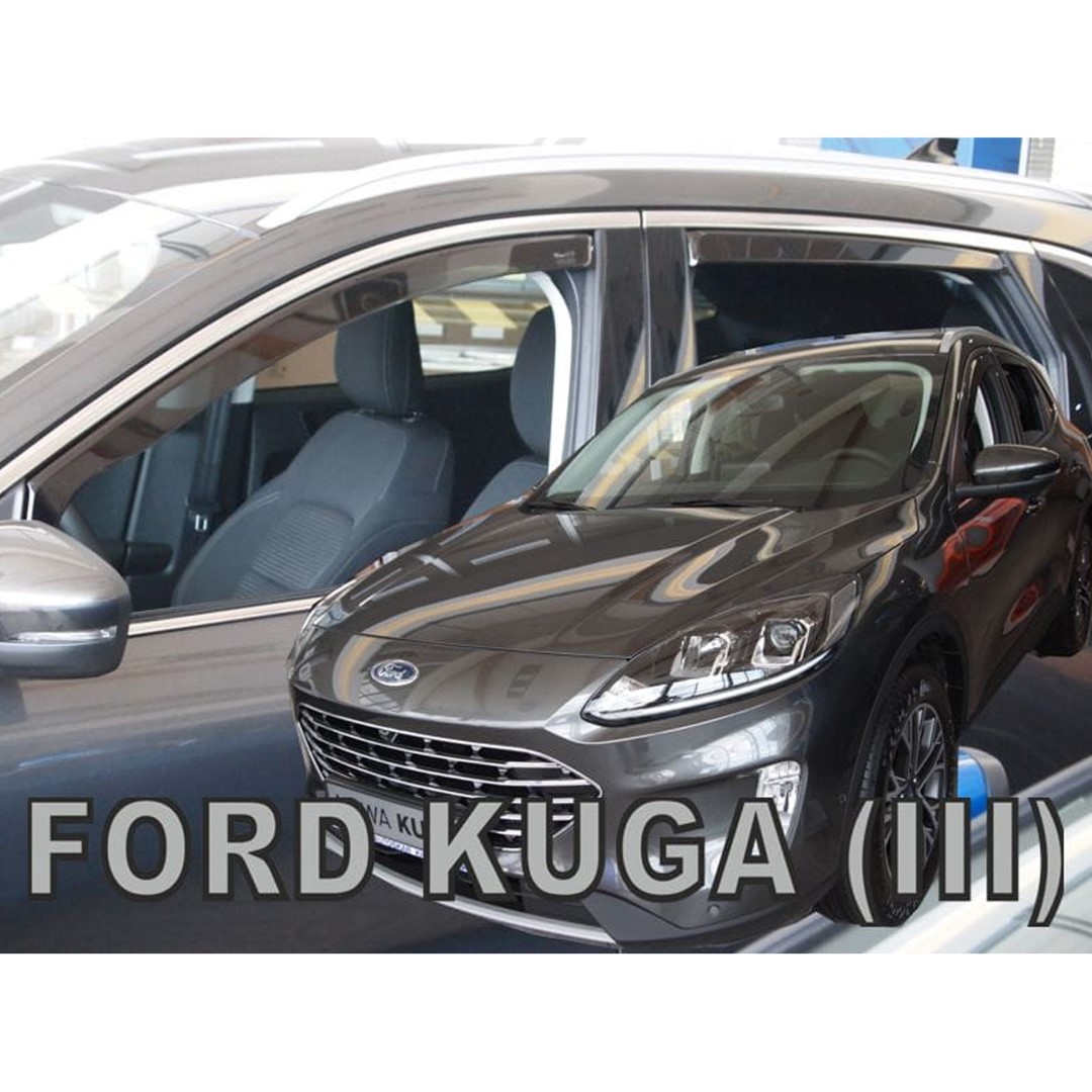 Βλησαρούλης Car Center - ΑΝΕΜΟΘΡΑΥΣΤΕΣ ΓΙΑ FORD KUGA 5D 2019+ ΣΕΤ ΑΥΤΟΚΙΝΗΤΟΥ ΑΠΟ ΕΥΚΑΜΠΤΟ ΦΙΜΕ ΠΛΑΣΤΙΚΟ HEKO - 4 ΤΕΜ.