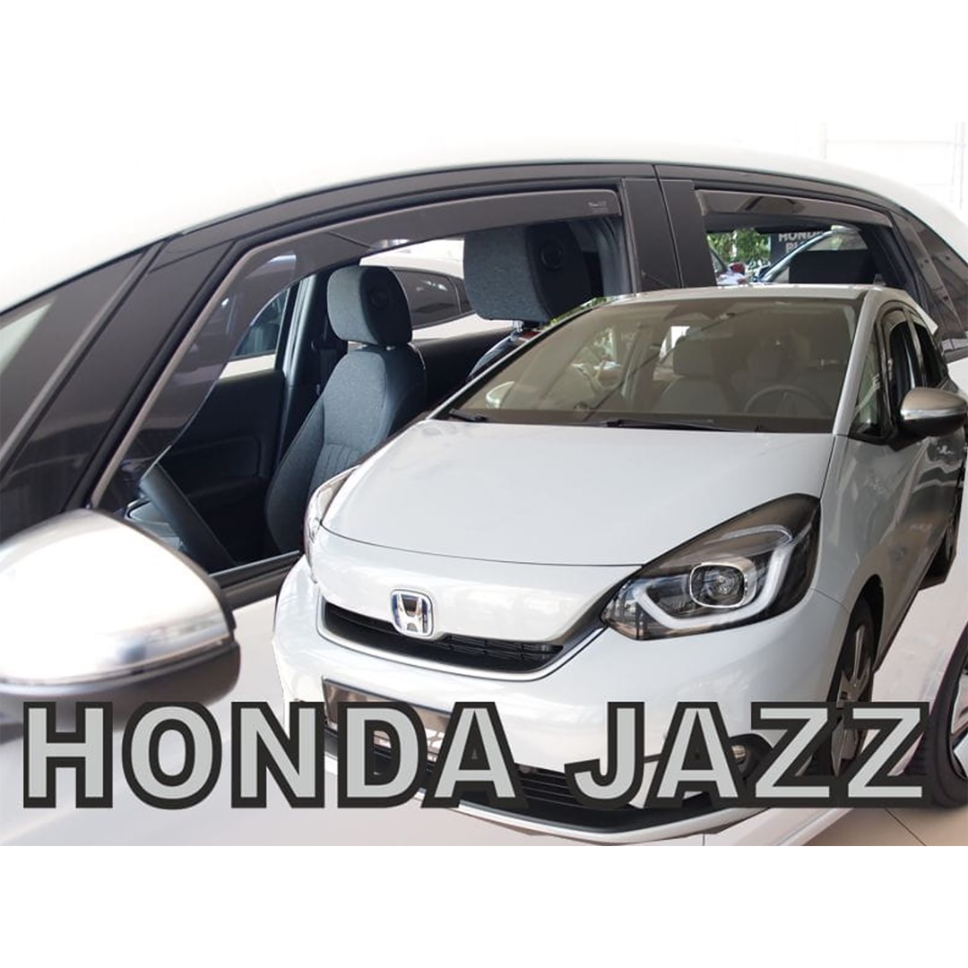Βλησαρούλης Car Center - ΑΝΕΜΟΘΡΑΥΣΤΕΣ ΓΙΑ HONDA JAZZ 5D 2019+ ΣΕΤ ΑΥΤΟΚΙΝΗΤΟΥ ΑΠΟ ΕΥΚΑΜΠΤΟ ΦΙΜΕ ΠΛΑΣΤΙΚΟ HEKO - 4 ΤΕΜ.