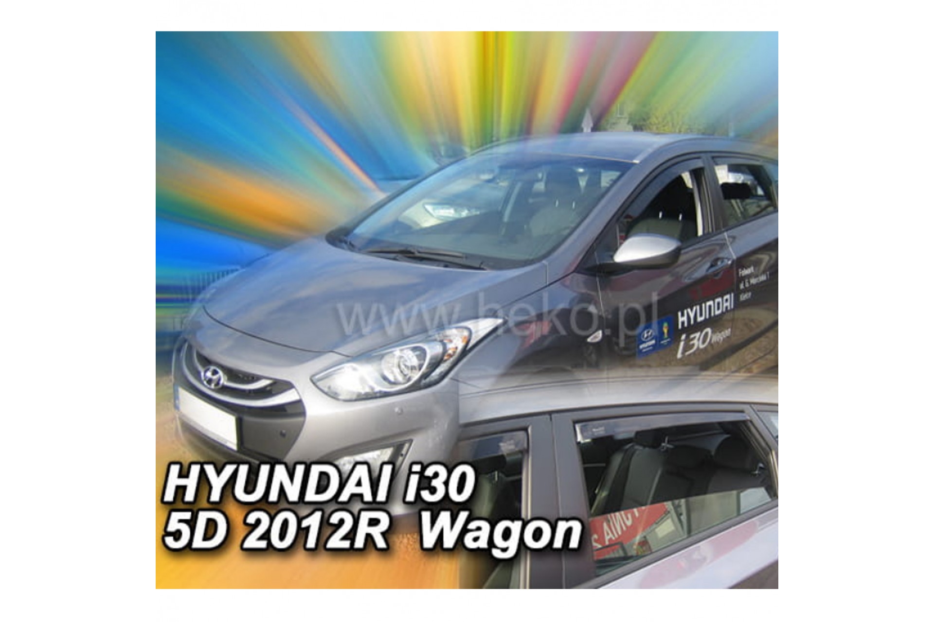 Βλησαρούλης Car Center - ΑΝΕΜΟΘΡΑΥΣΤΕΣ ΓΙΑ HYUNDAI I30 5D STATIONWAGON 02/2012-2017 ΣΕΤ ΑΥΤΟΚΙΝΗΤΟΥ ΑΠΟ ΕΥΚΑΜΠΤΟ ΦΙΜΕ ΠΛΑΣΤΙΚΟ HEKO - 4 ΤΕΜ.