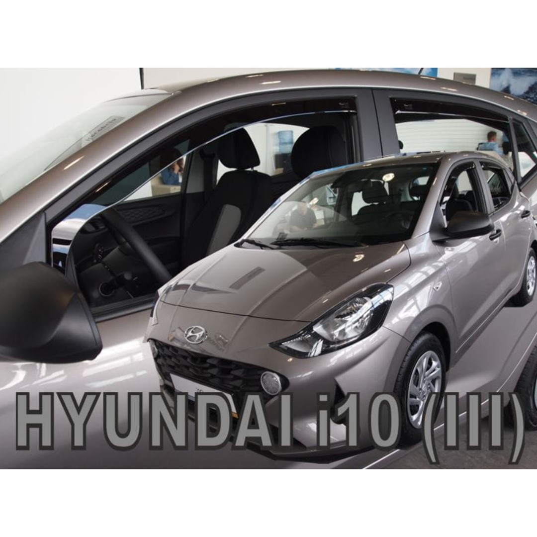 Βλησαρούλης Car Center - ΑΝΕΜΟΘΡΑΥΣΤΕΣ ΓΙΑ HYUNDAI i10 5D 2019+ ΣΕΤ ΑΥΤΟΚΙΝΗΤΟΥ ΑΠΟ ΕΥΚΑΜΠΤΟ ΦΙΜΕ ΠΛΑΣΤΙΚΟ HEKO - 4 ΤΕΜ.