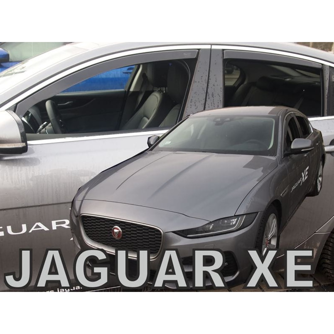 Βλησαρούλης Car Center - ΑΝΕΜΟΘΡΑΥΣΤΕΣ ΓΙΑ JAGUAR XE 4D 2015+ ΣΕΤ ΑΥΤΟΚΙΝΗΤΟΥ ΑΠΟ ΕΥΚΑΜΠΤΟ ΦΙΜΕ ΠΛΑΣΤΙΚΟ HEKO - 4 ΤΕΜ.