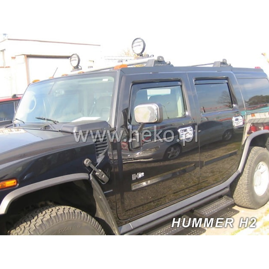 Βλησαρούλης Car Center - ΑΝΕΜΟΘΡΑΥΣΤΕΣ ΓΙΑ HUMMER H2 2002-2009 5D ΣΕΤ ΑΥΤΟΚΙΝΗΤΟΥ ΑΠΟ ΕΥΚΑΜΠΤΟ ΦΙΜΕ ΠΛΑΣΤΙΚΟ HEKO - 4 ΤΕΜ.