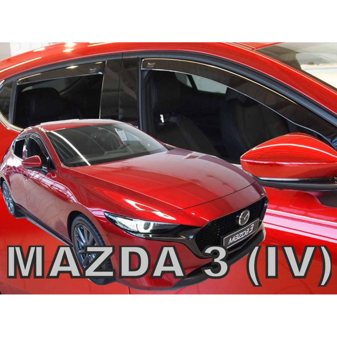 Βλησαρούλης Car Center - ΑΝΕΜΟΘΡΑΥΣΤΕΣ ΓΙΑ MAZDA 3 5D HB 2019+ ΣΕΤ ΑΥΤΟΚΙΝΗΤΟΥ ΑΠΟ ΕΥΚΑΜΠΤΟ ΦΙΜΕ ΠΛΑΣΤΙΚΟ HEKO - 4 ΤΕΜ.
