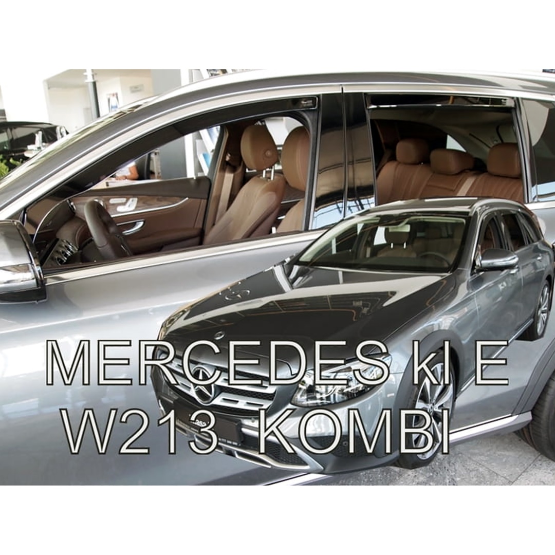 Βλησαρούλης Car Center - ΑΝΕΜΟΘΡΑΥΣΤΕΣ ΓΙΑ MERCEDES E-KLAS W213 5D COMBI 2016+  ΣΕΤ ΑΥΤΟΚΙΝΗΤΟΥ ΑΠΟ ΕΥΚΑΜΠΤΟ ΦΙΜΕ ΠΛΑΣΤΙΚΟ HEKO - 4 ΤΕΜ.