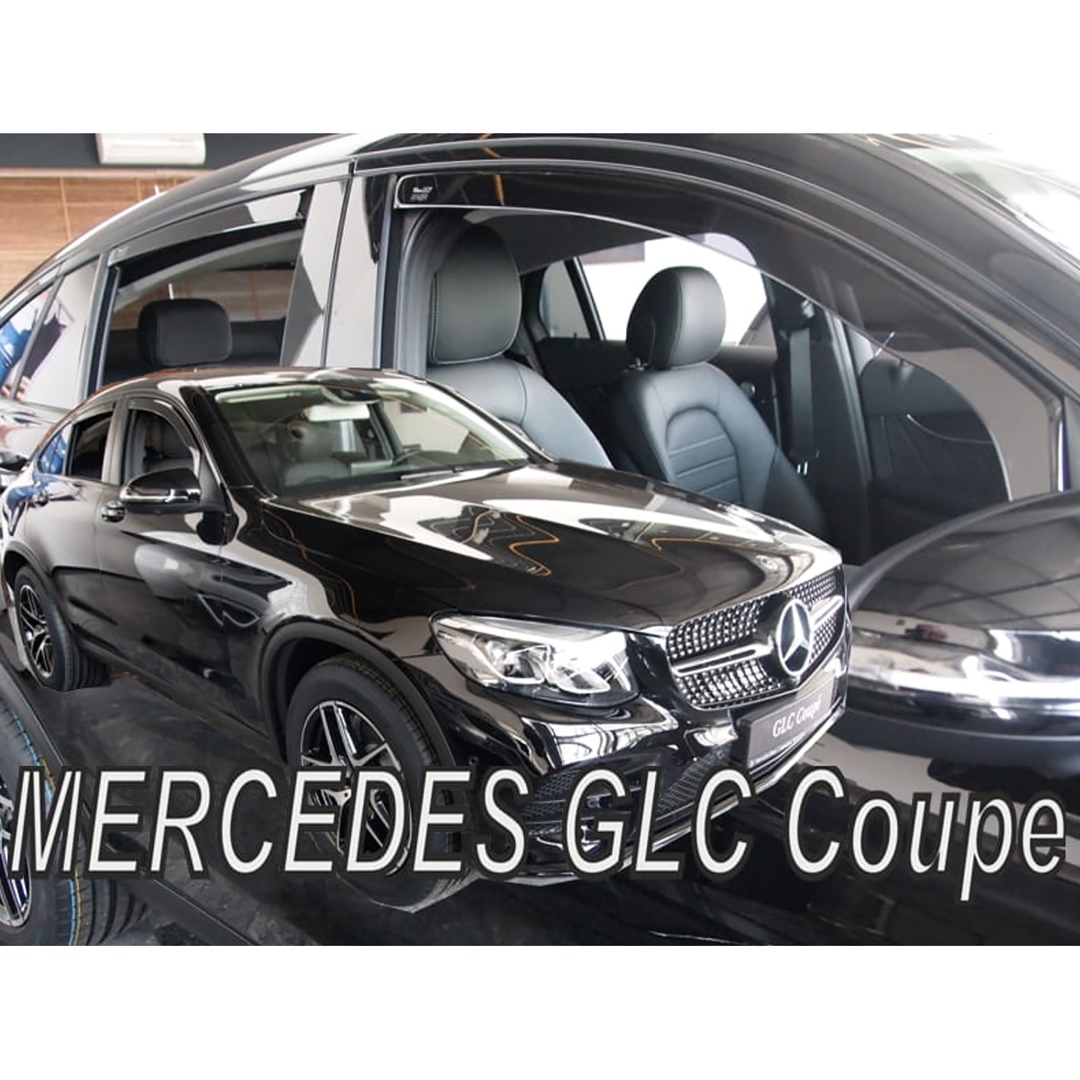 Βλησαρούλης Car Center - ΑΝΕΜΟΘΡΑΥΣΤΕΣ ΓΙΑ MERCEDES GLC COUPE C253 5D 2017+ ΣΕΤ ΑΥΤΟΚΙΝΗΤΟΥ ΑΠΟ ΕΥΚΑΜΠΤΟ ΦΙΜΕ ΠΛΑΣΤΙΚΟ HEKO - 4 ΤΕΜ.