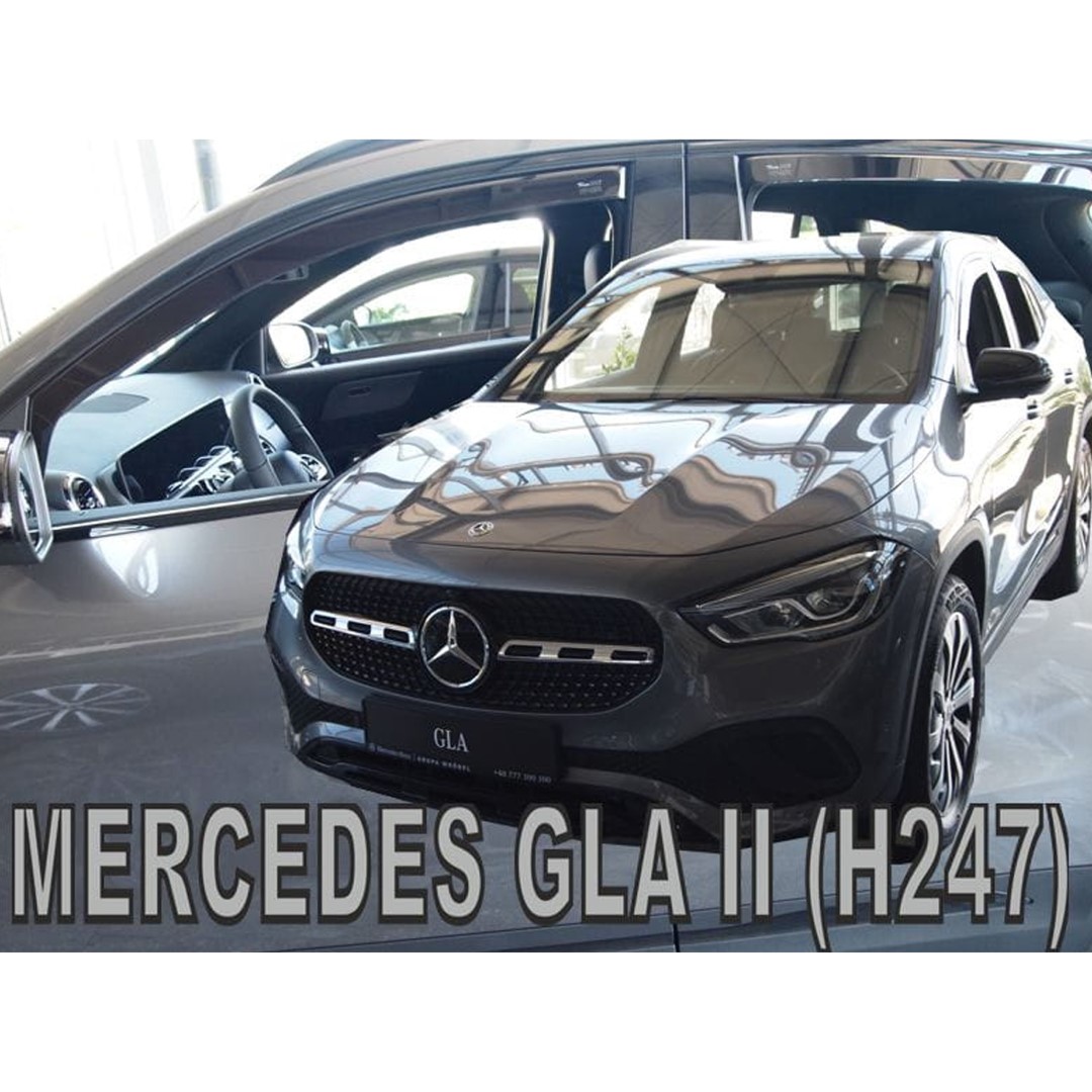 Βλησαρούλης Car Center - ΑΝΕΜΟΘΡΑΥΣΤΕΣ ΓΙΑ MERCEDES GLA H247 5D 2020+ ΣΕΤ ΑΥΤΟΚΙΝΗΤΟΥ ΑΠΟ ΕΥΚΑΜΠΤΟ ΦΙΜΕ ΠΛΑΣΤΙΚΟ HEKO - 4 ΤΕΜ.