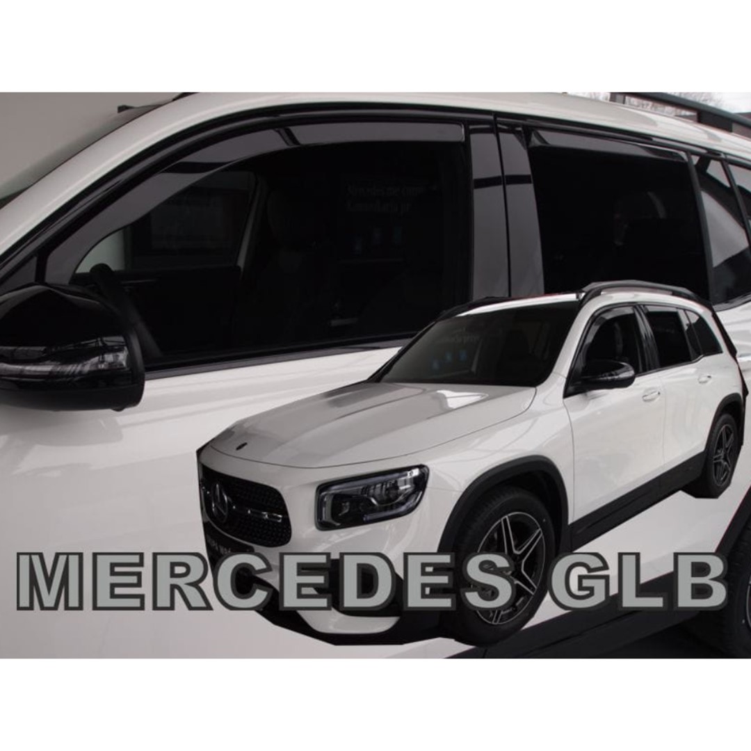 Βλησαρούλης Car Center - ΑΝΕΜΟΘΡΑΥΣΤΕΣ ΓΙΑ MERCEDES GLB X247 5D 2019+ ΣΕΤ ΑΥΤΟΚΙΝΗΤΟΥ ΑΠΟ ΕΥΚΑΜΠΤΟ ΦΙΜΕ ΠΛΑΣΤΙΚΟ HEKO - 4 ΤΕΜ.