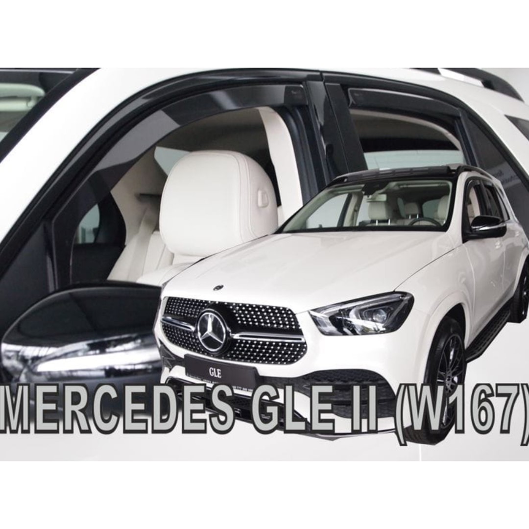Βλησαρούλης Car Center - ΑΝΕΜΟΘΡΑΥΣΤΕΣ ΓΙΑ MERCEDES GLE W167 5D 2019+ ΣΕΤ ΑΥΤΟΚΙΝΗΤΟΥ ΑΠΟ ΕΥΚΑΜΠΤΟ ΦΙΜΕ ΠΛΑΣΤΙΚΟ HEKO - 4 ΤΕΜ.