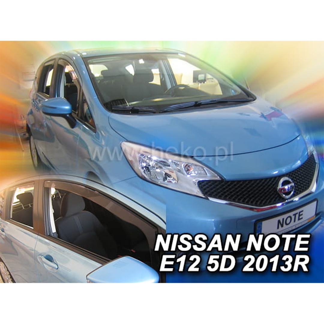 Βλησαρούλης Car Center - ΑΝΕΜΟΘΡΑΥΣΤΕΣ ΓΙΑ NISSAN NOTE E12 5D 2013+ - ΣΕΤ ΑΠΟ ΕΥΚΑΜΠΤΟ ΦΙΜΕ ΠΛΑΣΤΙΚΟ HEKO - 4 ΤΕΜ.