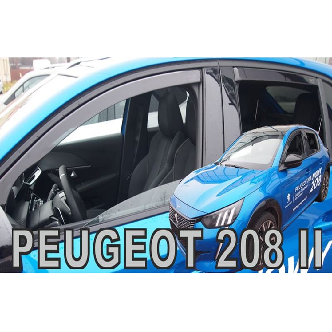 Βλησαρούλης Car Center - ΑΝΕΜΟΘΡΑΥΣΤΕΣ ΓΙΑ OPEL CORSA F 5D 2019+ / PEUGEOT 208 5D 2019+ ΣΕΤ ΑΥΤΟΚΙΝΗΤΟΥ ΑΠΟ ΕΥΚΑΜΠΤΟ ΦΙΜΕ ΠΛΑΣΤΙΚΟ HEKO - 4 ΤΕΜ.