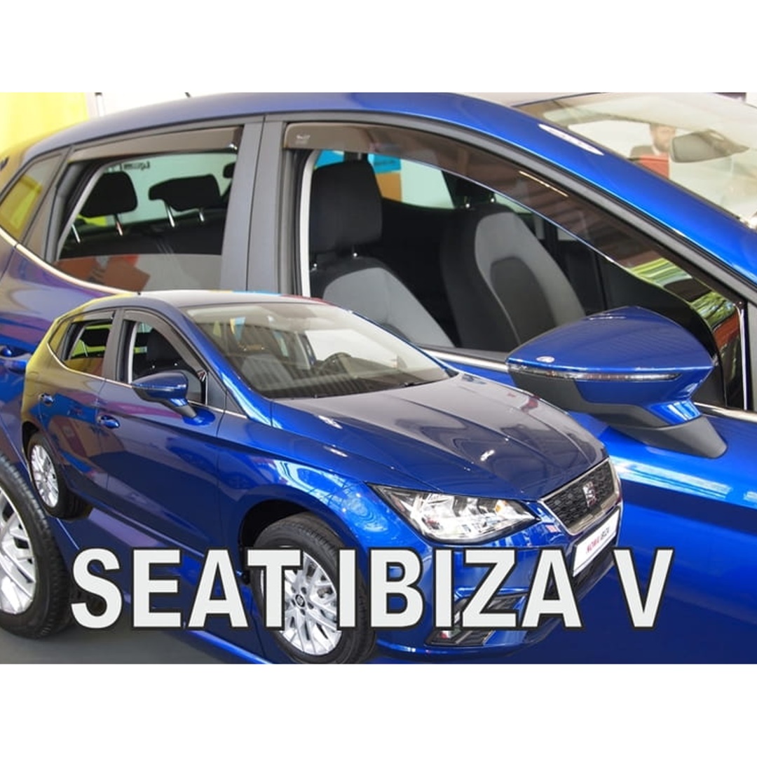 Βλησαρούλης Car Center - ΑΝΕΜΟΘΡΑΥΣΤΕΣ ΓΙΑ SEAT IBIZA 5D 2017+ ΣΕΤ ΑΥΤΟΚΙΝΗΤΟΥ ΑΠΟ ΕΥΚΑΜΠΤΟ ΦΙΜΕ ΠΛΑΣΤΙΚΟ HEKO - 4 ΤΕΜ.