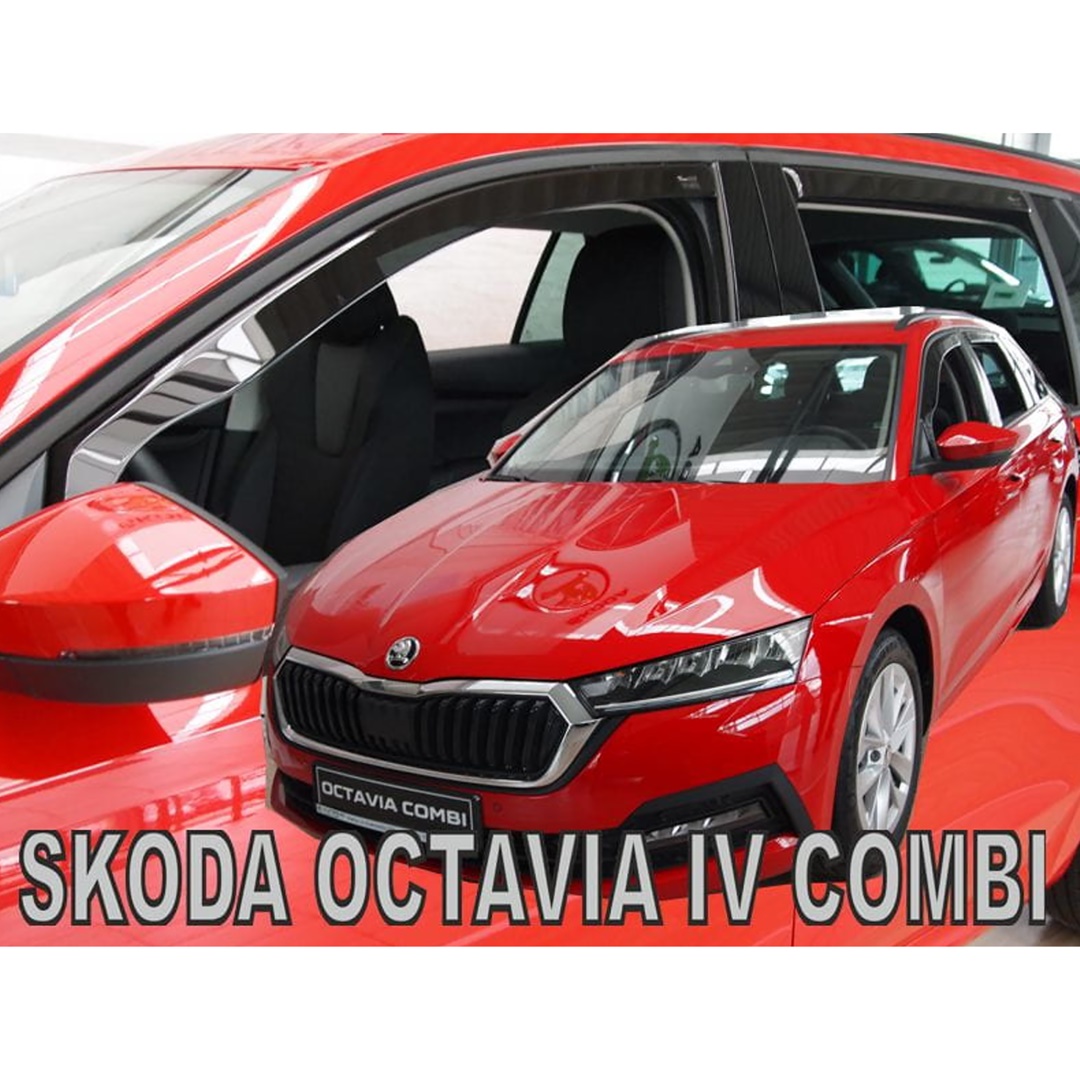 Βλησαρούλης Car Center - ΑΝΕΜΟΘΡΑΥΣΤΕΣ ΓΙΑ SKODA OCTAVIA A8 COMBI (SW) 5D 2020+ ΣΕΤ ΑΥΤΟΚΙΝΗΤΟΥ ΑΠΟ ΕΥΚΑΜΠΤΟ ΦΙΜΕ ΠΛΑΣΤΙΚΟ HEKO - 4 ΤΕΜ.