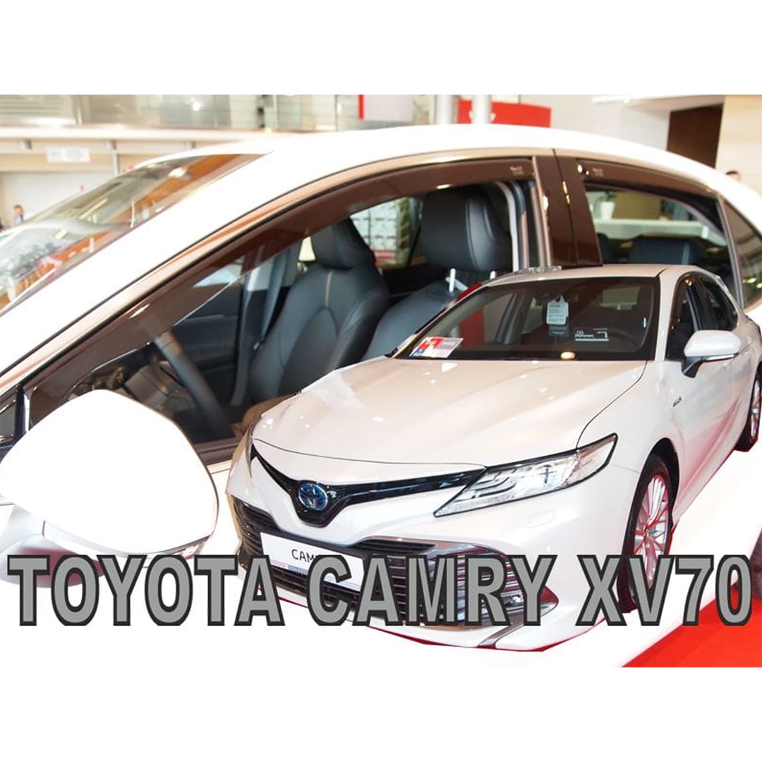 Βλησαρούλης Car Center - ΑΝΕΜΟΘΡΑΥΣΤΕΣ ΓΙΑ TOYOTA CAMRY XV70 4D 2018+ ΣΕΤ ΑΥΤΟΚΙΝΗΤΟΥ ΑΠΟ ΕΥΚΑΜΠΤΟ ΦΙΜΕ ΠΛΑΣΤΙΚΟ HEKO - 4 ΤΕΜ.