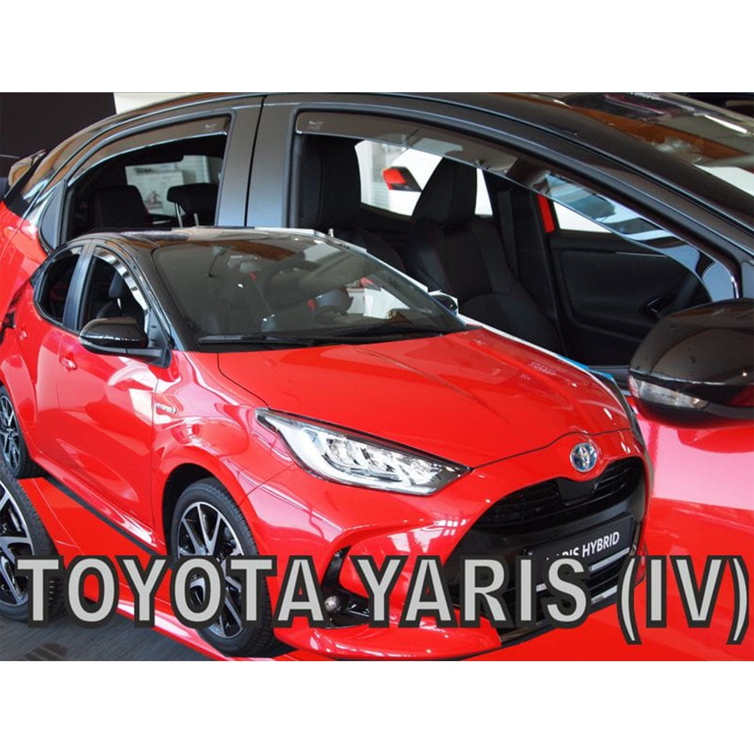Βλησαρούλης Car Center - ΑΝΕΜΟΘΡΑΥΣΤΕΣ ΓΙΑ TOYOTA YARIS 5D 2019+ / MAZDA 2 HYBRID 5D 2022+ (ΥΒΡΙΔΙΚΟ) ΣΕΤ ΑΥΤΟΚΙΝΗΤΟΥ ΑΠΟ ΕΥΚΑΜΠΤΟ ΦΙΜΕ ΠΛΑΣΤΙΚΟ HEKO - 4 ΤΕΜ.