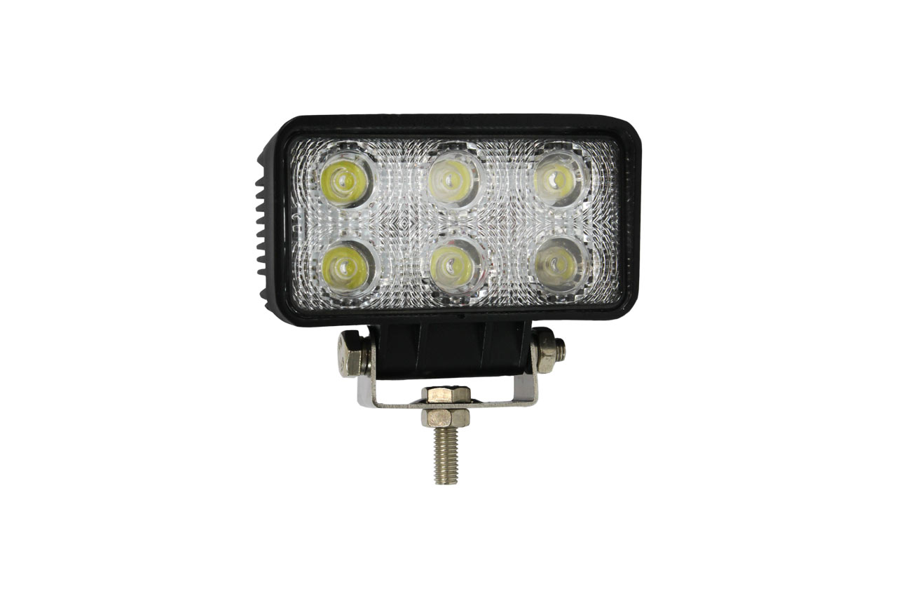 Βλησαρούλης Car Center - Amio – Προβολέας Εργασίας LED AWL02 9-60V 18W 6000K 6 LED Spot για Ισχυρό Φωτισμό σε Καθημερινή Χρήση – 1 Τεμ. (01613/AM)