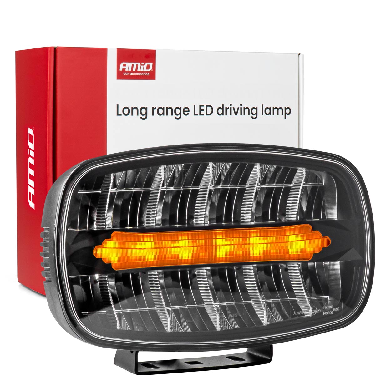 Βλησαρούλης Car Center - Amio - Προβολέας Εργασίας LED Oval με Ενσωματωμένο Φλας 109W 7000lm 9/36V για Φορτηγά Γεωργικά Μηχανήματα και Off-Road Οχήματα - 1 τεμ. (04535/AM)