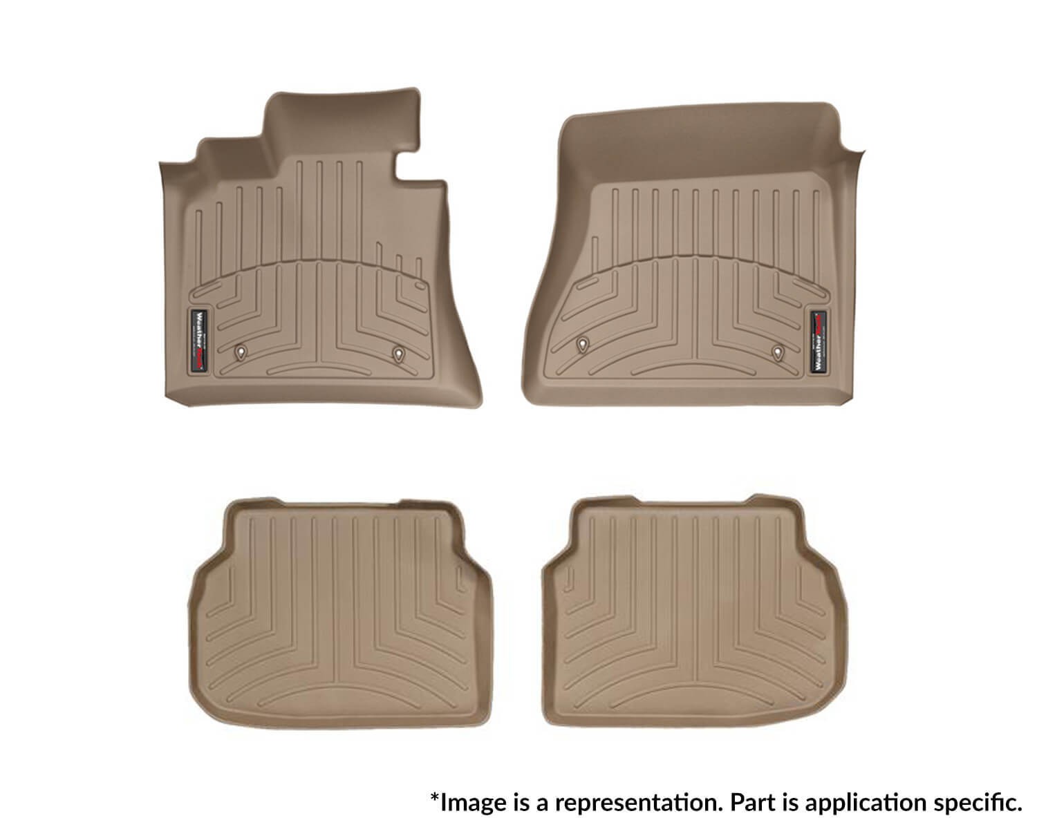 Βλησαρούλης Car Center - WeatherTech – Προστατευτικά Πατάκια Λάστιχο για Mercedes-Benz C-Class (W203) 05/2000 > 01/2007 4πορτο / Sedan για κορυφαία προστασία εσωτερικού με ανθεκτική κατασκευή παντός καιρού – 1 Σετ (45264-1-2/OTO)