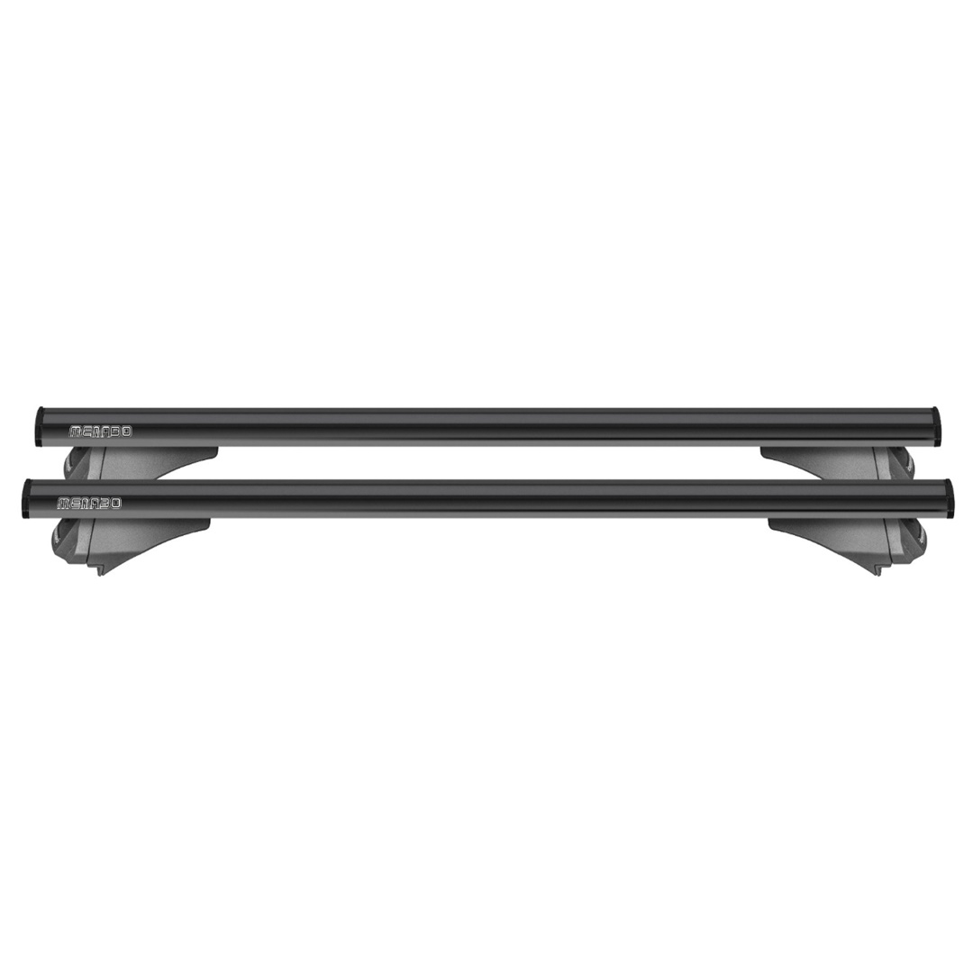 Βλησαρούλης Car Center - ΜΠΑΡΕΣ ΟΡΟΦΗΣ ΑΛΟΥΜΙΝΙΟΥ LEOPARD XL BLACK 135 cm ΣΕ ΜΑΥΡΟ ΧΡΩΜΑ ΓΙΑ ΟΡΟΦΗ ΜΕ FLUSH ΚΑΙ RAISED RAILS MENABO - 2 ΤΕΜ.