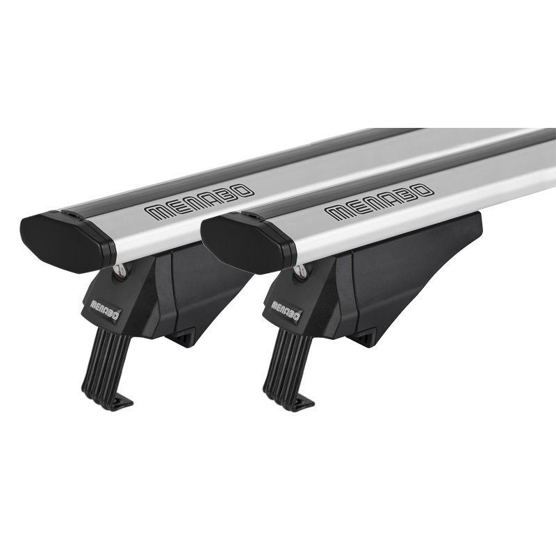 Βλησαρούλης Car Center - ΜΠΑΡΕΣ ΟΡΟΦΗΣ ΑΛΟΥΜΙΝΙΟΥ BLADE M SILVER 118cm ΜΕ ΑΚΡΑ ALFA HIGH ΓΙΑ FLUSH / STANDARD RAILS MENABO - 2 ΤΕΜ.