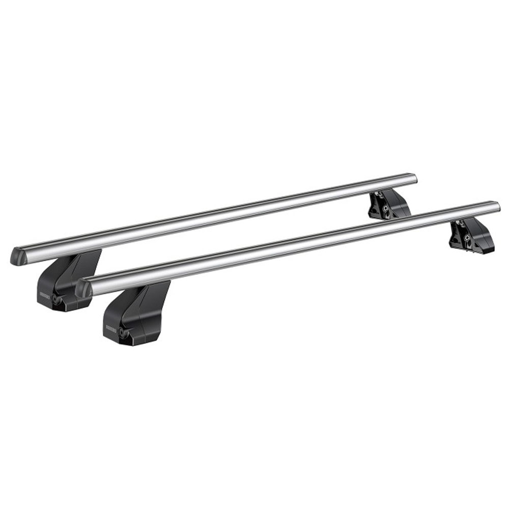 Βλησαρούλης Car Center - ΜΠΑΡΕΣ ΟΡΟΦΗΣ ΑΛΟΥΜΙΝΙΟΥ OMEGA MEDIUM 112 cm ΜΕ ΚΑΠΑΚΙΑ ΣΕ ΑΣΗΜΙ ΧΡΩΜΑ ΓΙΑ ΑΠΛΗ ΟΡΟΦΗ MENABO - 2 ΤΕΜ.