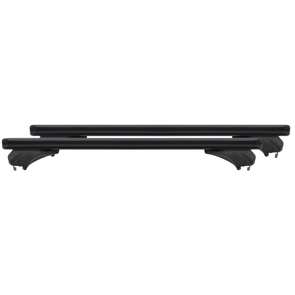 Βλησαρούλης Car Center - ΜΠΑΡΕΣ ΑΛΟΥΜΙΝΙΟΥ SONIC BLACK 120cm ΣΕ ΜΑΥΡΟ ΧΡΩΜΑ ΓΙΑ ΟΡΟΦΗ ΜΕ FLUSH ΚΑΙ RAISED RAILS MENABO - 2 ΤΕΜ.