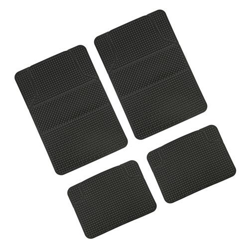 Βλησαρούλης Car Center - Πατάκι CALIFORNIA universal Λάστιχο 4τεμ. 45x65 cm + 45x32 cm μαύρο