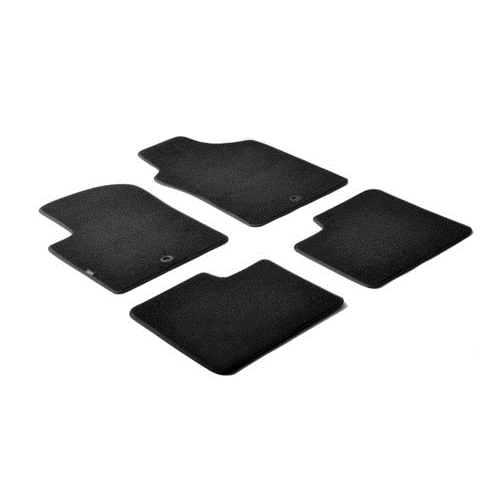 Βλησαρούλης Car Center - ΠΑΤΑΚΙΑ EXECUTIVE ΜΟΚΕΤΑ ΓΙΑ FIAT 500 08/2007-05/2016 / FIAT 500C 09/2007-06/2015 ΣΕ ΜΑΥΡΟ ΧΡΩΜΑ ΜΕ ΚΟΥΜΠΩΜΑΤΑ LAMPA - 4 ΤΕΜ.