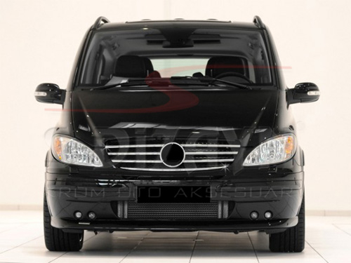 Βλησαρούλης Car Center - ΔΙΑΚΟΣΜΗΤΙΚΕΣ ΓΡΙΛΙΕΣ ΜΑΣΚΑΣ ΕΜΠΡΟΣ ΧΡΩΜΙΟΥ 7ΤΕΜ ΓΙΑ MERCEDES VIANO MPV 2004-2014