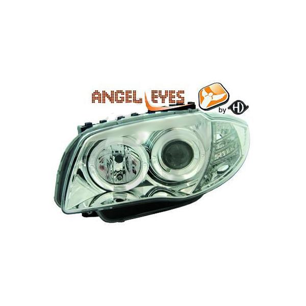 Βλησαρούλης Car Center - Φανάρια diederichs Angel Eyes για BMW ΣΕΙΡΑ 1 E81/E82/E87/E88 09.04+ ANGELEYES CHROME