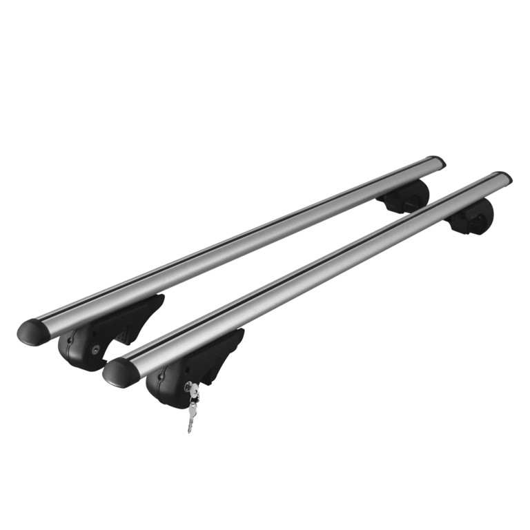 Βλησαρούλης Car Center - ΜΠΑΡΕΣ ΟΡΟΦΗΣ ΑΛΟΥΜΙΝΙΟΥ BRIO 120 cm ΣΕ ΑΣΗΜΙ ΧΡΩΜΑ ΓΙΑ ΟΡΟΦΗ ΜΕ RAISED RAILS MENABO - 2 ΤΕΜ.