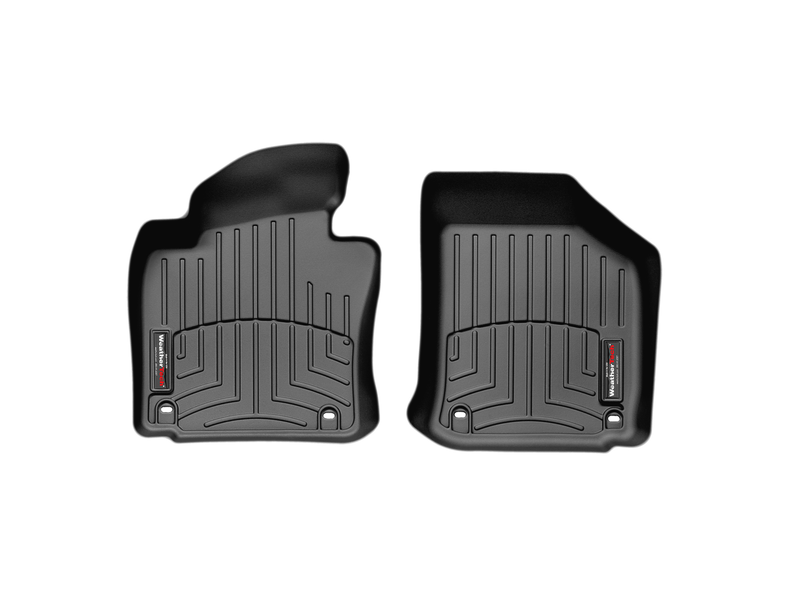 Βλησαρούλης Car Center - ΠΑΤΑΚΙΑ  ΓΙΑ VW GOLF VI 2008-2012  ΜΠΡΟΣΤΙΝΑ ΜΑΥΡΑ 2ΤΕΜ WEATHERTECH