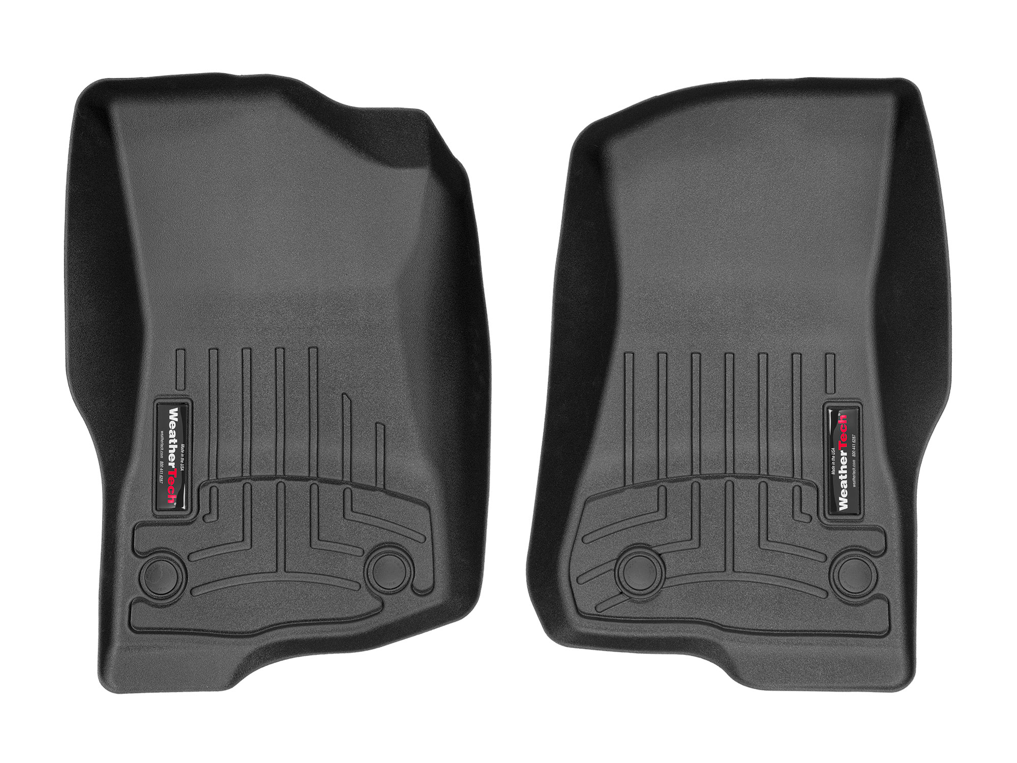 Βλησαρούλης Car Center - ΠΑΤΑΚΙΑ  ΓΙΑ JEEP WRANGLER 2018+/ JEEP GLADIATOR 2018+  ΜΠΡΟΣΤΙΝΑ ΜΑΥΡΑ 2ΤΕΜ WEATHERTECH