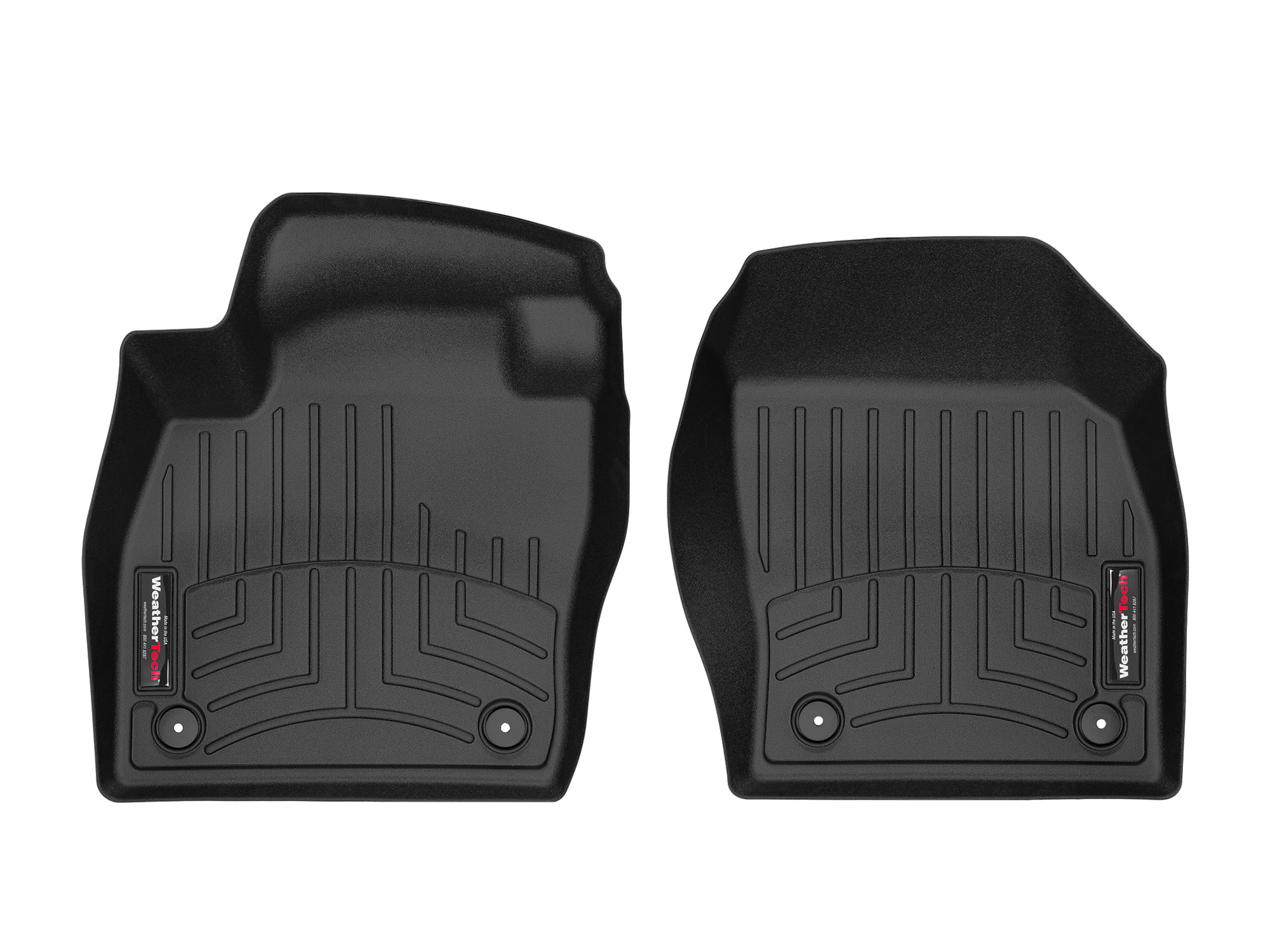 Βλησαρούλης Car Center - ΠΑΤΑΚΙΑ  ΓΙΑ VW POLO MK6 2017+ /AUDI A1 2018+ /SKODA SCALA 2018-2021  ΜΠΡΟΣΤΙΝΑ ΜΑΥΡΑ 2ΤΕΜ WEATHERTECH