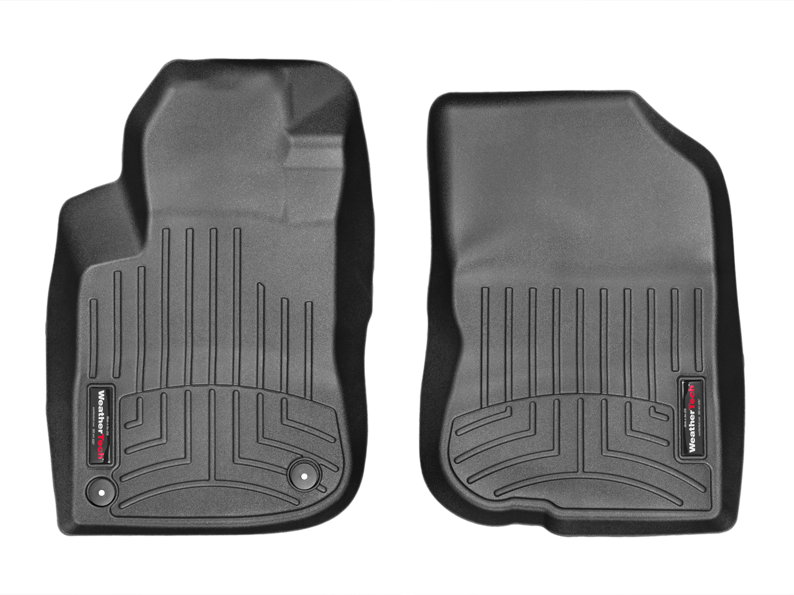 Βλησαρούλης Car Center - ΠΑΤΑΚΙΑ  ΓΙΑ PEUGEOT 208 2012-2019 /PEUGEOT 2008 2013-2019  ΜΠΡΟΣΤΙΝΑ ΜΑΥΡΑ 2ΤΕΜ WEATHERTECH
