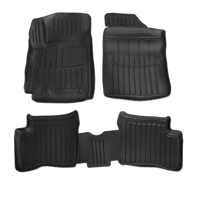 Βλησαρούλης Car Center - Race Axion - Πατάκια Για Toyota Yaris I (P1) 1999-2006 3πορτο / 5πορτο Λάστιχο Σκαφάκια Με Κουμπώματα για Επιβατικά Αυτοκίνητα - 4 τεμ. (5022584/ST)