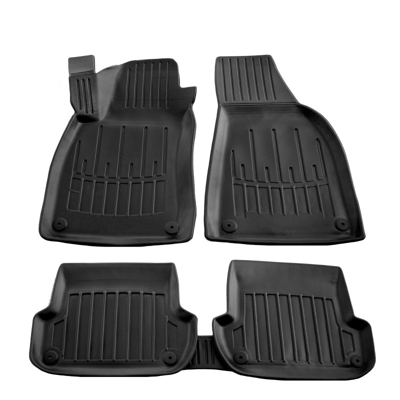 Βλησαρούλης Car Center - Race Axion - Πατάκια Για Audi A4 (B6/B7) 2000-2008 4πορτο/5πορτο Λάστιχο Σκαφάκια Προστατευτικά Με Κουμπώματα για Επιβατικά Αυτοκίνητα - 5 τεμ. (5030015/ST)