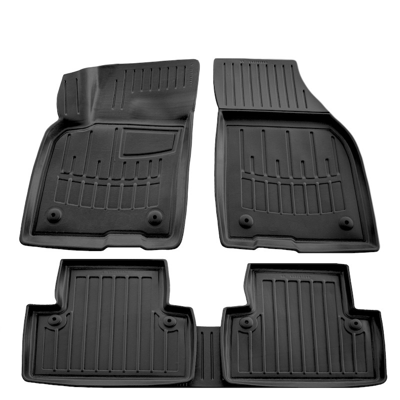 Βλησαρούλης Car Center - Race Axion - Πατάκια Για Volvo S40 II (MS) & V50 (MW) 2004-2012 4πορτο/5πορτο Λάστιχο Σκαφάκια Προστατευτικά Με Κουμπώματα για Επιβατικά Αυτοκίνητα - 5 τεμ. (5037015/ST)